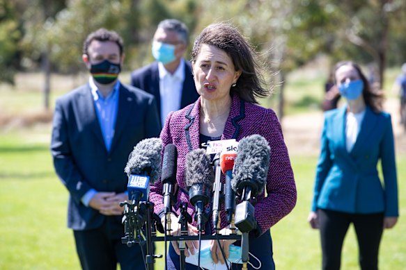 NSW Premier Gladys Berejiklian on Moday.