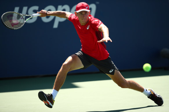 Alex de Minaur defeated Cristian Garin in the second round of the US Open.