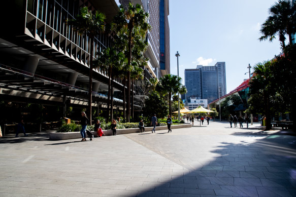 Parramatta, where office vacancy is at 22 per cent.