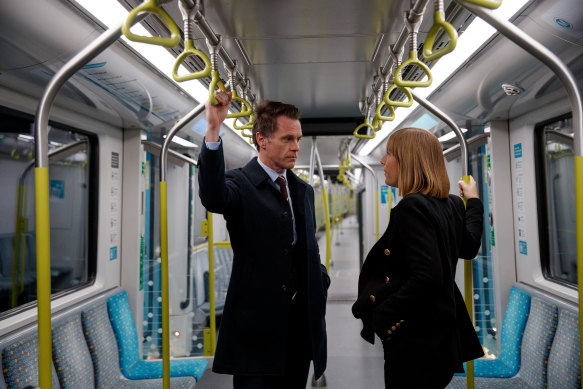 NSW Premier Chris Minns and Transport Minister Jo Haylen travel on the new Sydney Metro. Their staff will soon be doing likewise, whether they like it or not. 