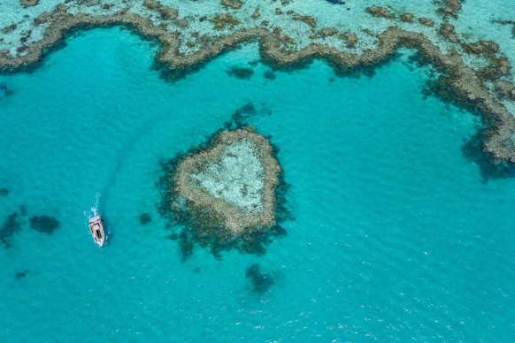 Heart Reef … a must-see for many.