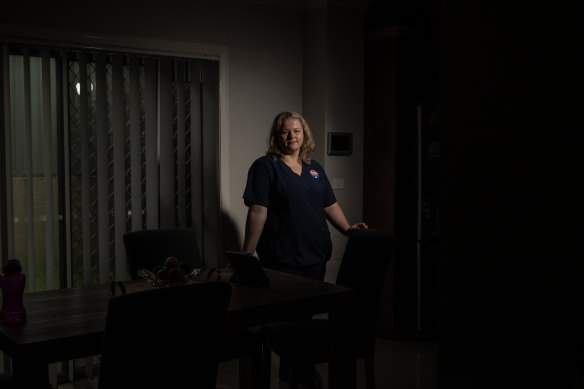 Regina Spadavecchia is a COVID nurse and union delegate at Westmead Hospital. 