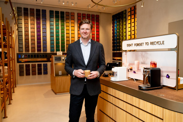 Nespresso Oceania’s new managing director Stefan Vermeulen.