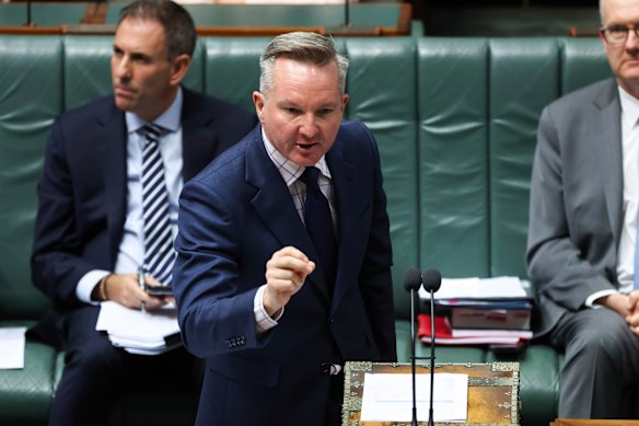 Climate Change and Energy Minister Chris Bowen. 