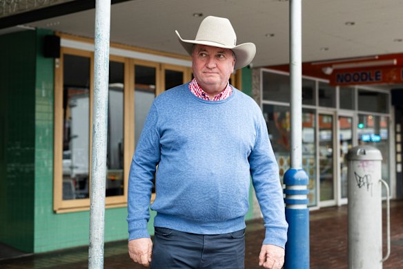 Barnaby Joyce is in Albury in May.