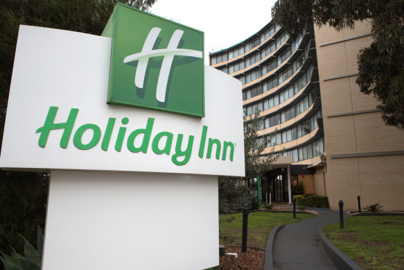 The Holiday Inn at Melbourne Airport has been closed for a “terminal clean”.