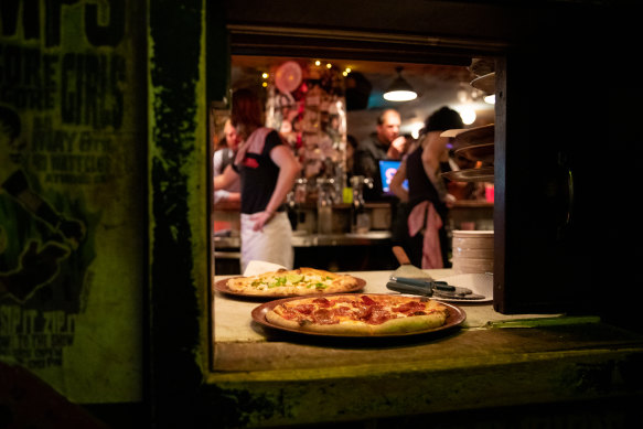 Frankie’s Pizza was closed after the building was set to be demolished to make way for a metro station.