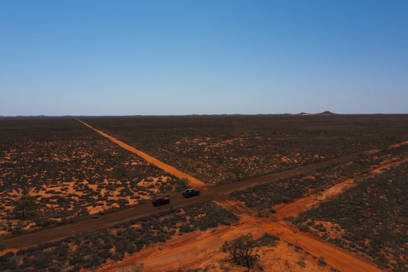 Back roads like these are used by drug traffickers to transport meth around the Pilbara and the Kimberley.