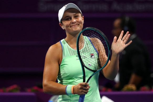 Ash Barty says she feels fortunate to be in Australia during the coronavirus pandemic.