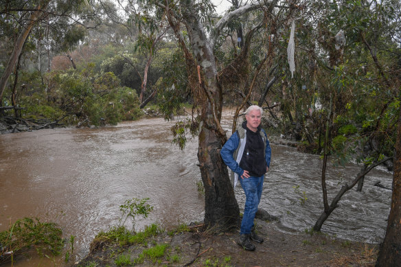 Peter Ewer from Friends of the Merri Creek community group, which has led recent clean-up efforts.