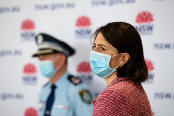 Premier Gladys Berejiklian providing an update on COVID-19.