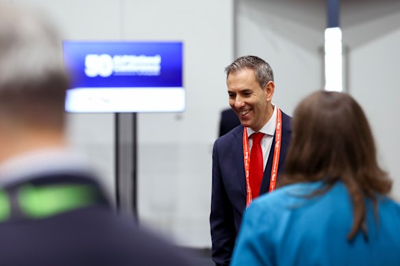 Treasurer Jim Chalmers attacked Labor’s political opponents at the party’s national conference.