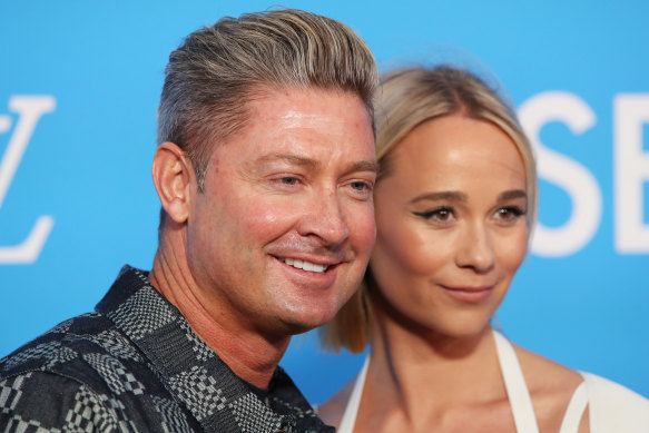 Michael Clarke and partner Jade Yarbrough in November.