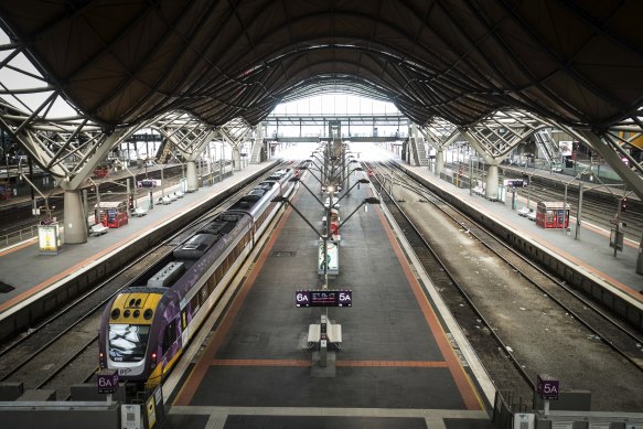 The V/Line rail system has been largely shut for more than a week, with about 300 drivers isolating over several days. 