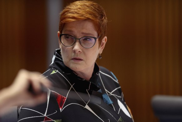 Foreign Minister Marise Payne defended the temporary ban on Australians returning from India.