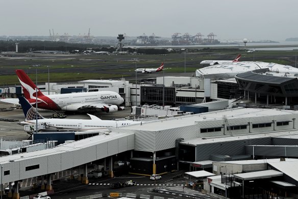 Sydney Airport’s international terminal.