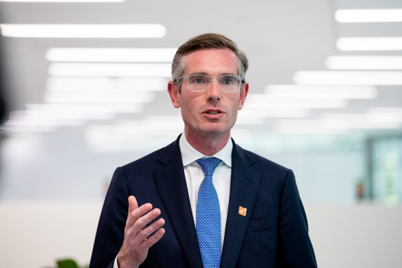 NSW Premier Dominic Perrottet. 