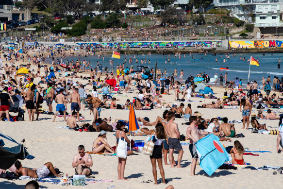 Part of Bondi Beach would be fenced off for an exclusive beach club under a proposal being considered by Waverley Council. 