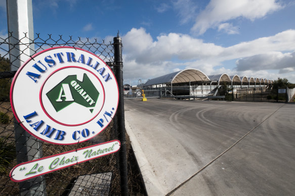 Vaccinations have already begun for workers at the Australian Lamb Company in Colac. 