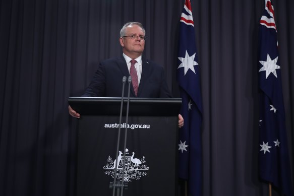 A storage room for flags: The Blue Room at Parliament House.