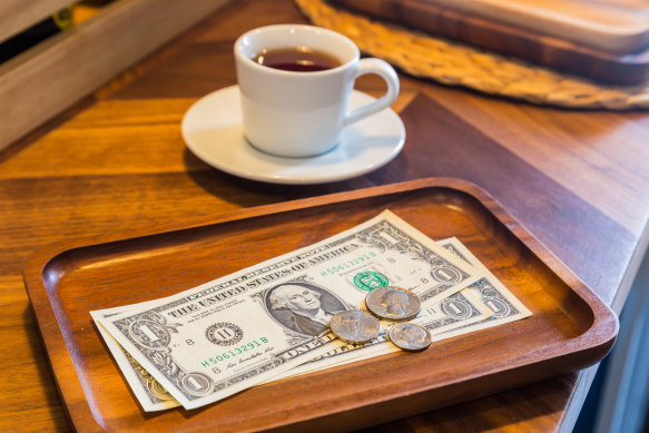 Tipping in the US: not optional.