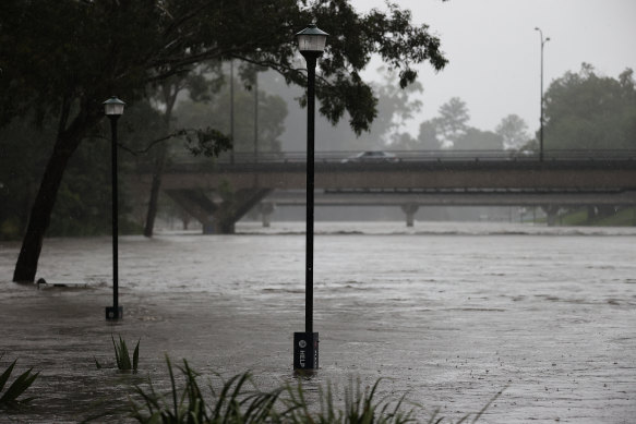 The wet weather is expected to impact the state until late next week.