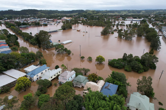 Lismore was hit by two major floods at the start of 2022.