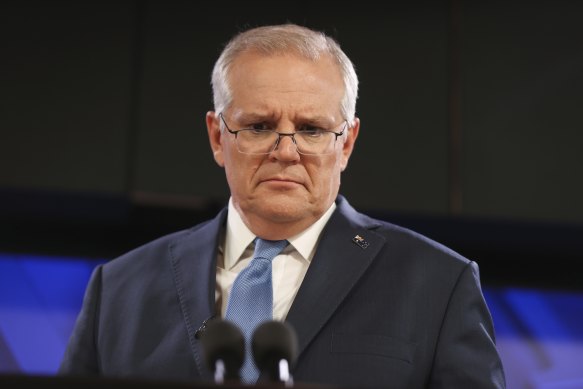 Scott Morrison tried to turn the government’s mistakes, such as the slow arrival of vaccines last year, into an assurance to voters about his experience.