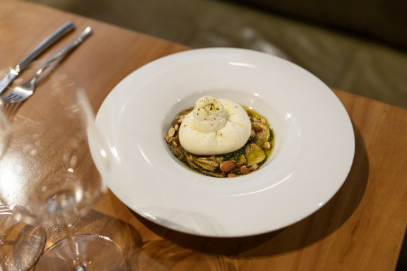 The burrata at Restaurant Leo is excellent.