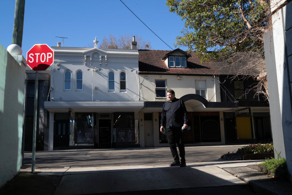 Claudio Simonella, owner of Cafe Nino in Woollahra, says the funeral home would have a “devastating impact”.