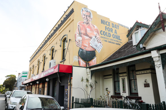 Heritage Listed: The Carlisle Castle Hotel in Newtown, pictured in 2019.