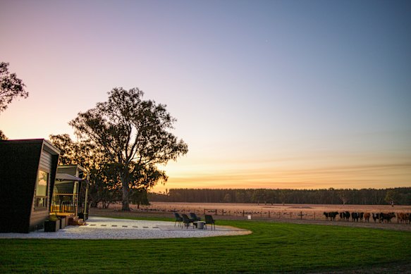 The magical sunset at Warrawindi Escapes.