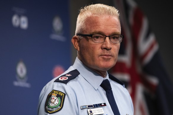 Deputy Police Commissioner Mal Lanyon on Friday.