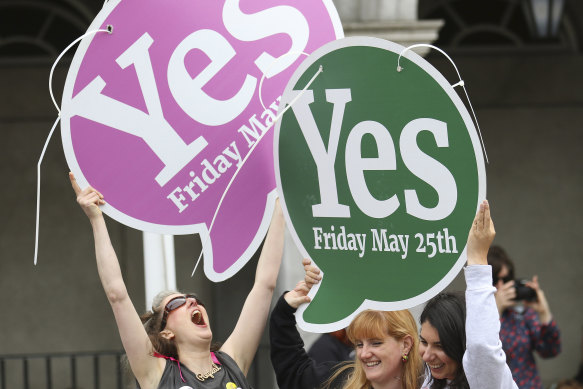 Ireland voted to repeal a constitutional ban on abortion in 2018.
