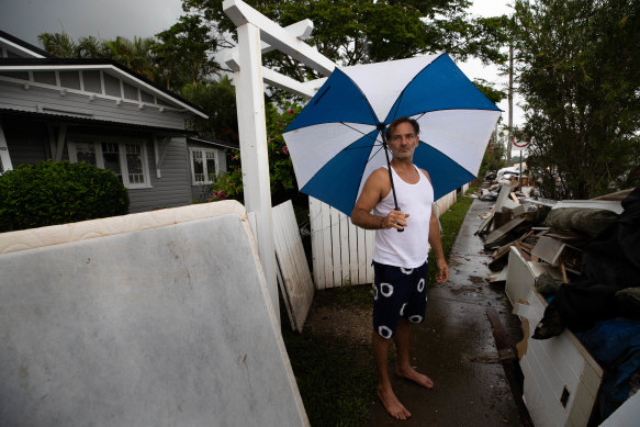 Daryl Best had just finished renovations on his home on Argyle Street, Mullumbimby when the floods arrived.