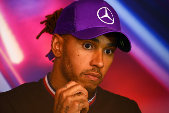 Seven-time F1 world champion Lewis Hamilton.