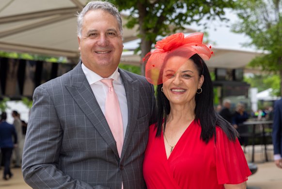 Melbourne Market Authority’s Paul Guerra and his wife Amelia.