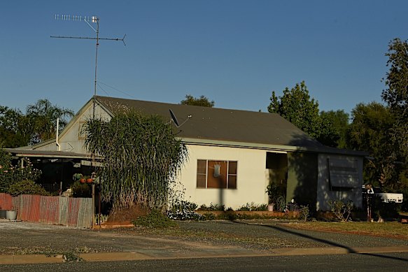 The home where Nerida Quinn was killed and Kaleb Macqueen was seriously injured in Thursday’s shooting.