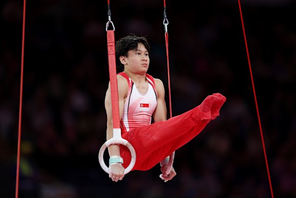 Jovi Loh of Team Singapore.