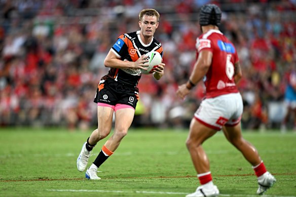 Lachlan Galvin knocks back Tigers.