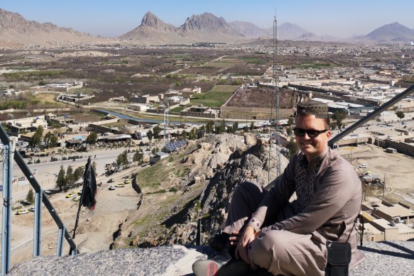 Marco Brey in Kandahar, Afghanistan.