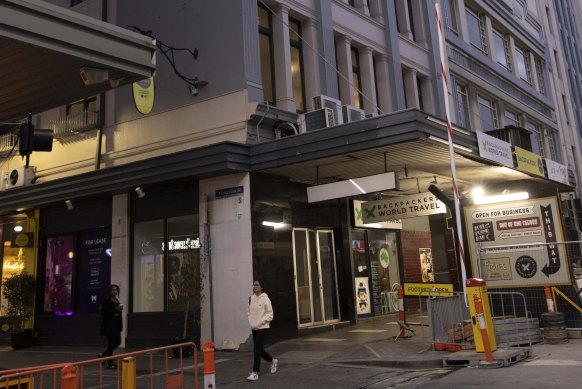 The former Yooralla building on Flinders Street.