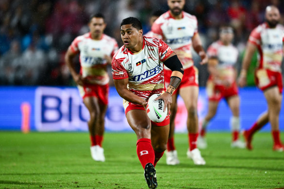 Anthony Milford returned for the Dolphins against the Canberra Raiders.