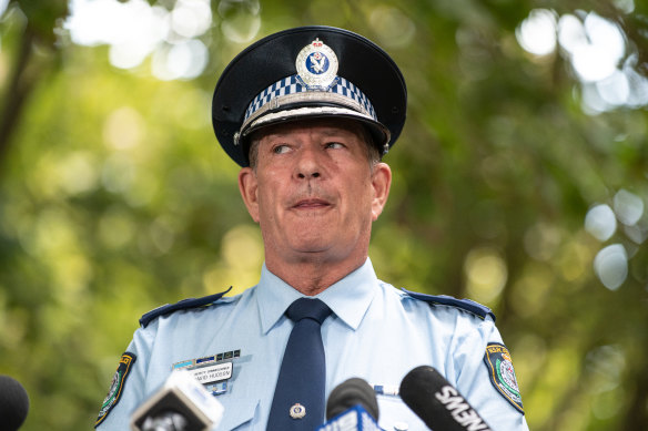 NSW Police Deputy Commissioner David Hudson.