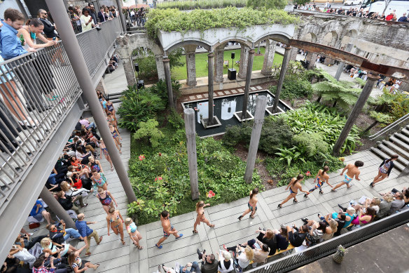 Paddington Reservoir Gardens is used for events such as fashion shows. 