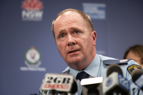 Assistant Commissioner Michael Fitzgerald comments about “victims” coming forward drew the ire of Jones’ lawyers.