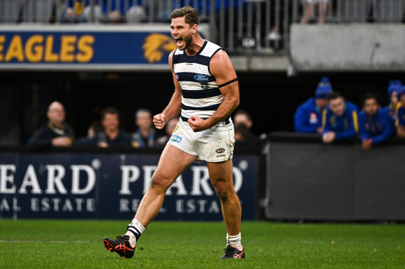 Hawkins kicks the sealer against West Coast with the win more important to him than the 700-goal milestone