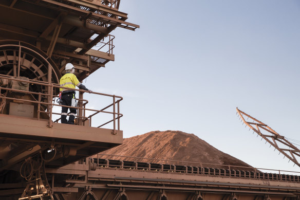 Record production at South32’s Worsley Alumina refinery offset output falls in other parts of the company.