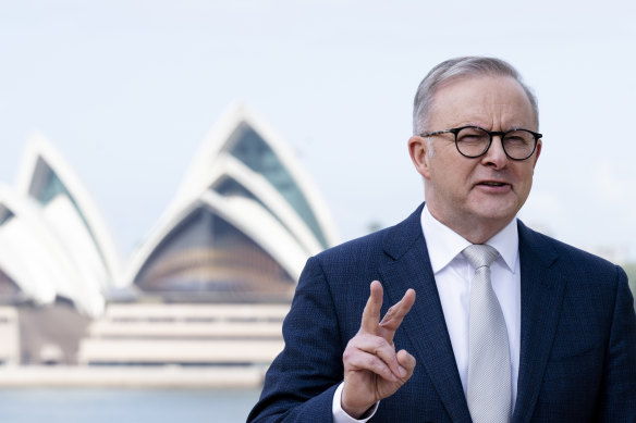Prime Minister Anthony Albanese announces on Wednesday that Australia will host the 2023 Quad summit at the Sydney Opera House in May.