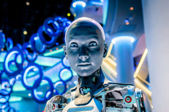 The venue’s Aura robots are described as “the world’s most technologically advanced”.